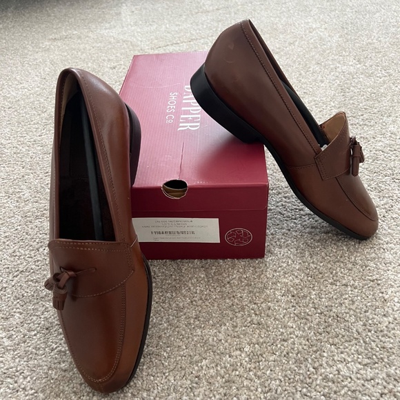 Men's Tassel Brown Loafers by Dapper Shoes Co. - Picture 2 of 6